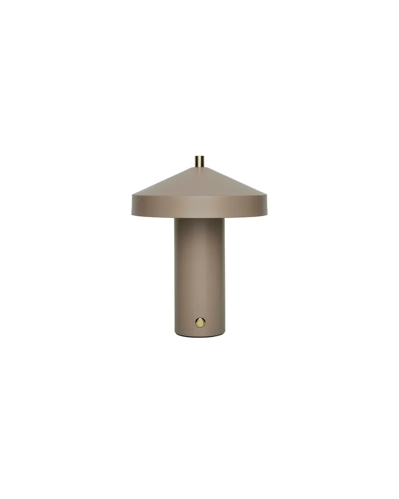 Hatto LED-Tischleuchte aus Stahl und Messing, OYOY Living, Clay, Ansicht 1