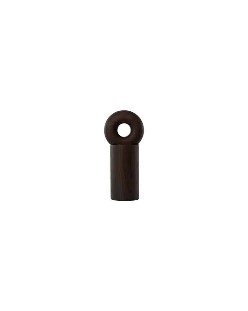 Hoop Gewürzmühle aus Eschenholz mit CrushGrind®, OYOY Living, Dark, Ø 7,5 × H 16,5 cm, Ansicht 1