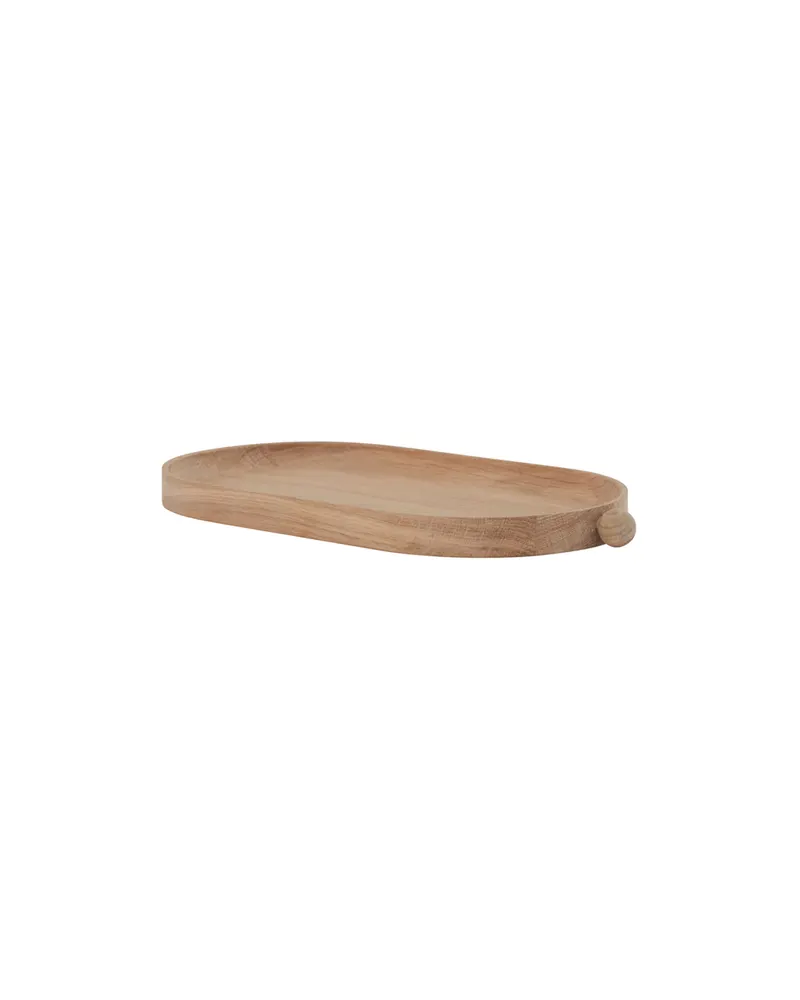 Inka Holztablett aus Eiche von OYOY Living, Natur, 34 × 18 × 2 cm, Ansicht 1