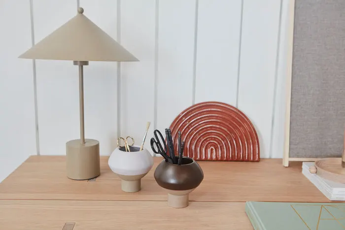 Kasa-Tischleuchte aus Metall mit E14-Fassung, OYOY Living, Clay, Ø 35 cm, Höhe 50 cm, Ansicht 2