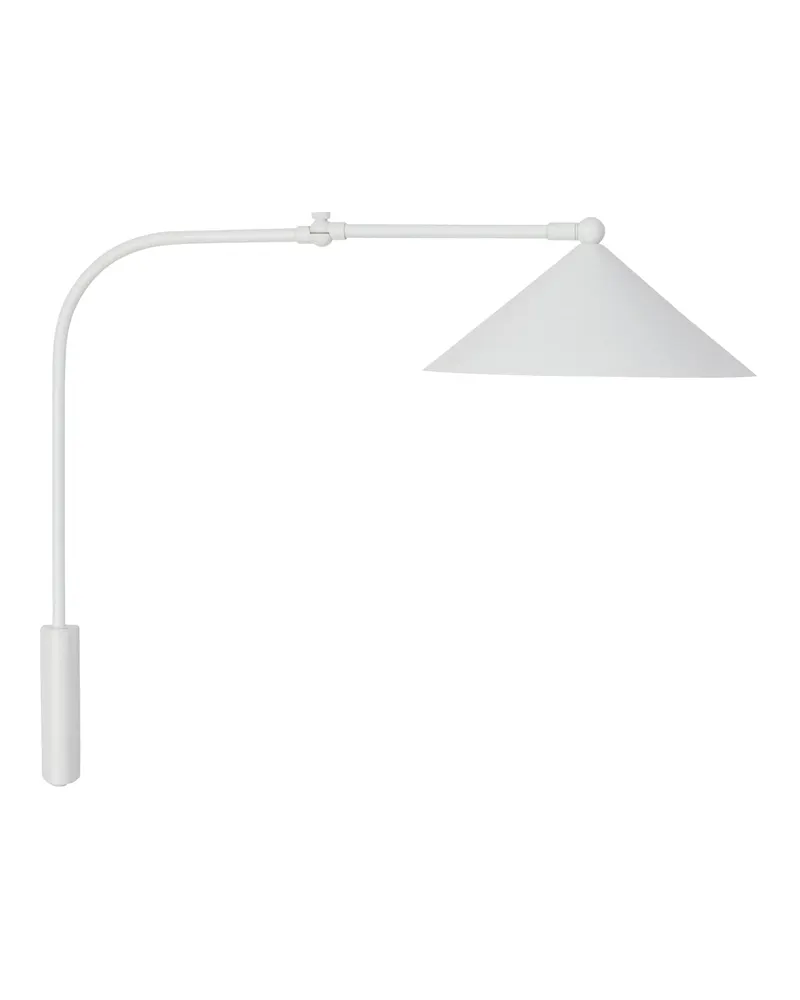 OYOY Living Kasa Wandleuchte aus Metall mit verstellbarem Arm, Cremeweiß, H 51 × L 60 × B 27 cm, Ansicht 1