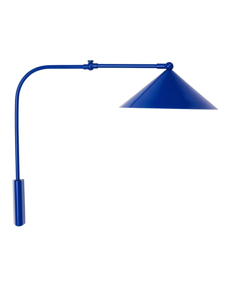 OYOY Living Kasa Wandleuchte aus Metall mit verstellbarem Arm, Optikblau, H 51 × L 60 × B 27 cm, Ansicht 1