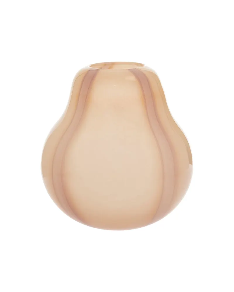 OYOY Living Kojo Vase aus mundgeblasenem Glas, Puder/Rosa, Groß, Ansicht 1