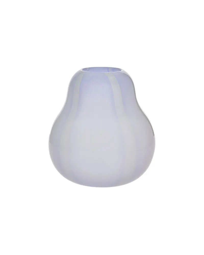 OYOY Living Kojo Vase aus mundgeblasenem Glas, Lavendel/Weiß, Klein, Ansicht 1