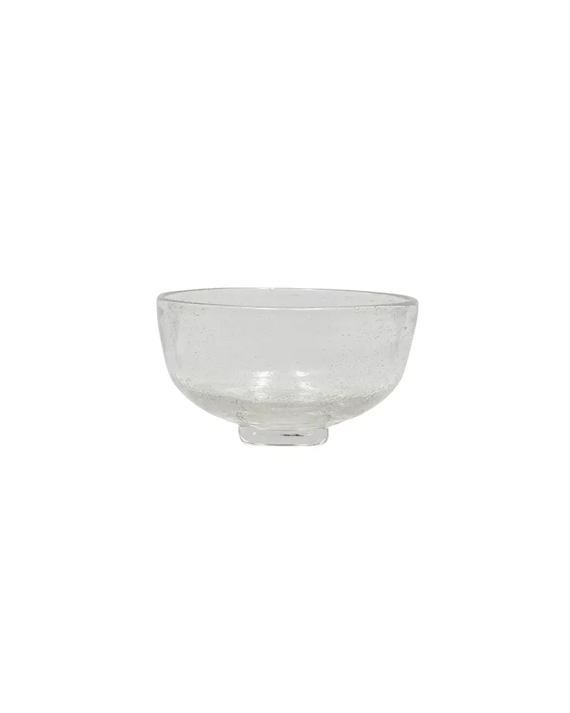 OYOY Kuki Glasschale Small mit quadratischem Fuß, OYOY Living, Klar, Ansicht 1