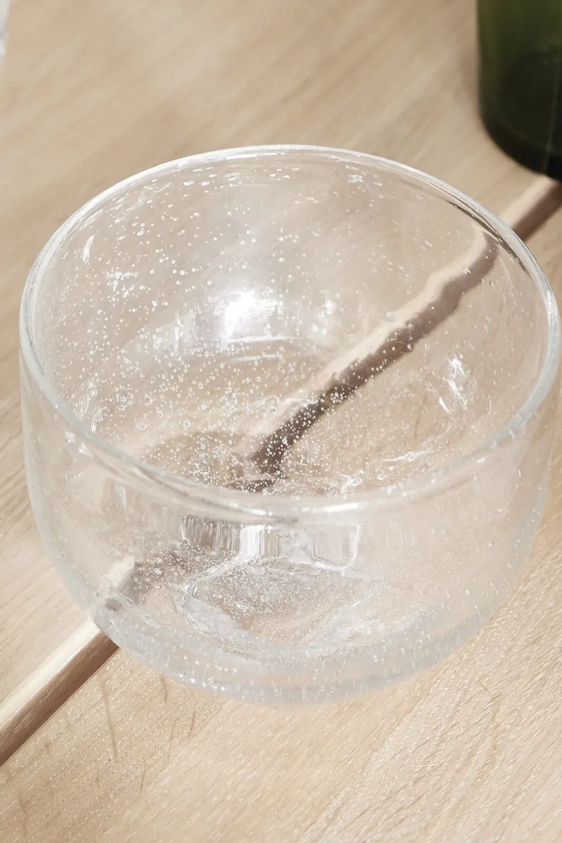 OYOY Kuki Glasschale Small mit quadratischem Fuß, OYOY Living, Klar, Ansicht 4