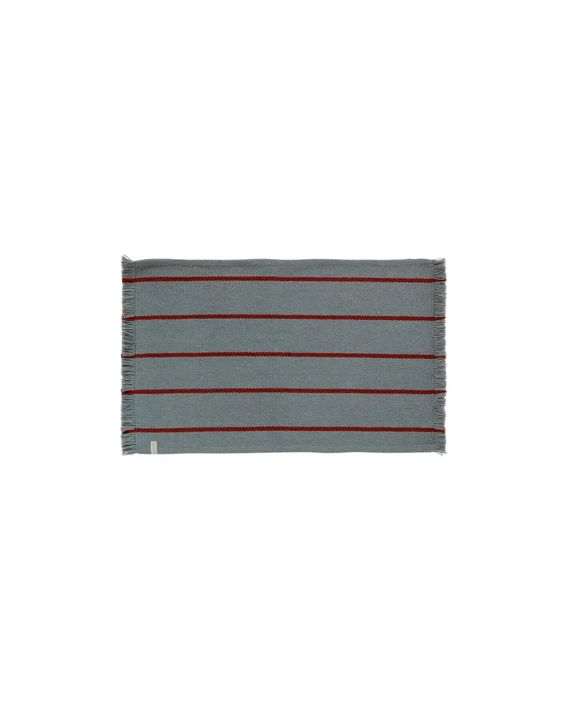 Lina Badematte aus Polyester mit Fransen, Caramel