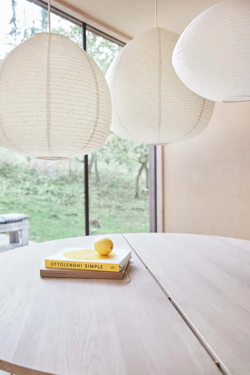 Moyo-Papierschirm aus Papier mit rundem Laternenformat, OYOY Living, Off-White, Klein, Ansicht 3