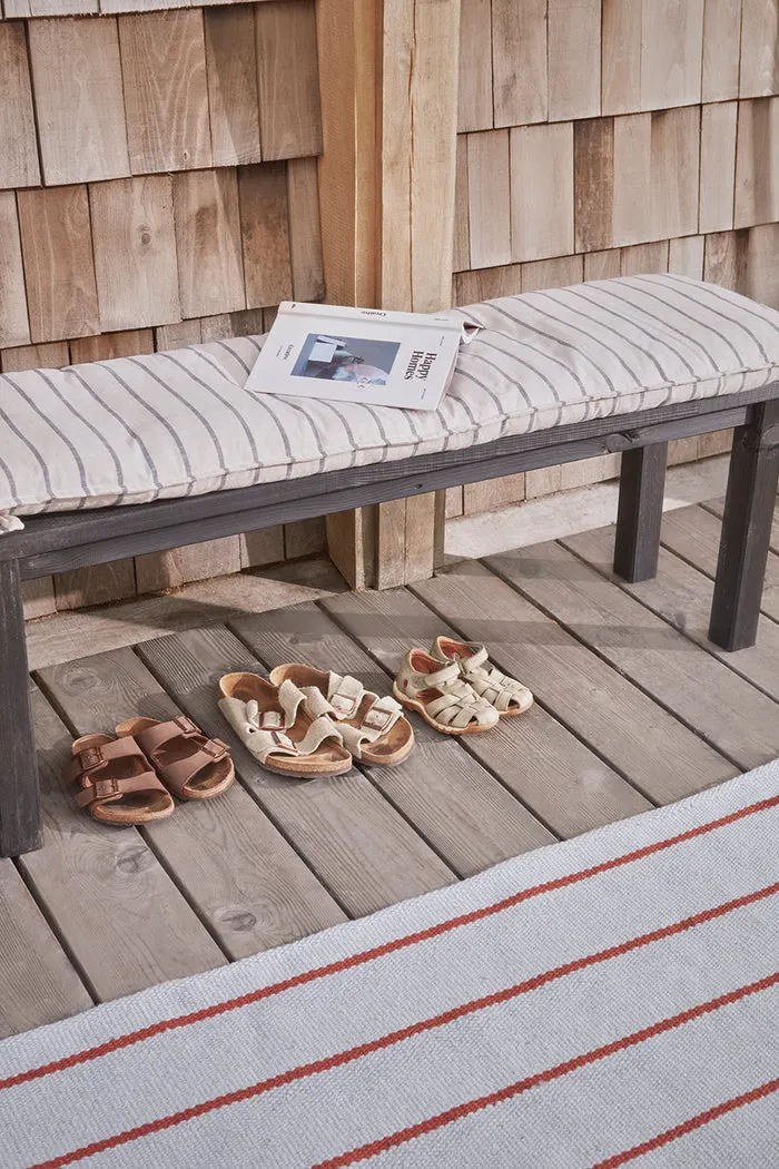 Outdoor-Bankkissen Kyoto aus recyceltem Polyester, OYOY Living, 124 × 40 × 3,5 cm, Ansicht 2