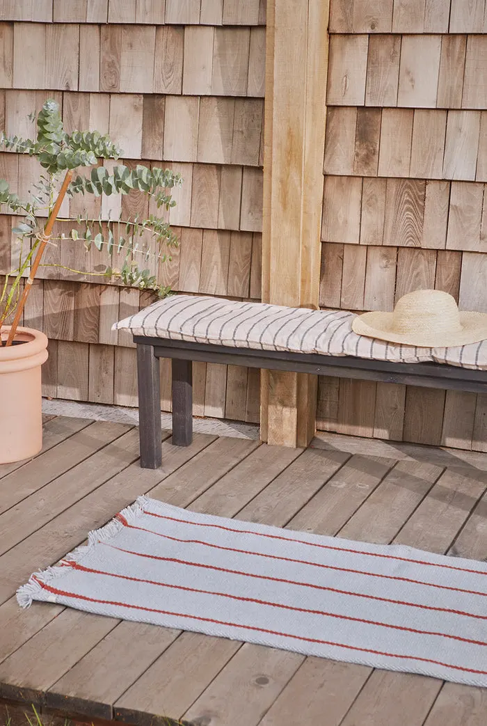 Outdoor-Bankkissen Kyoto aus recyceltem Polyester, OYOY Living, 124 × 40 × 3,5 cm, Ansicht 3