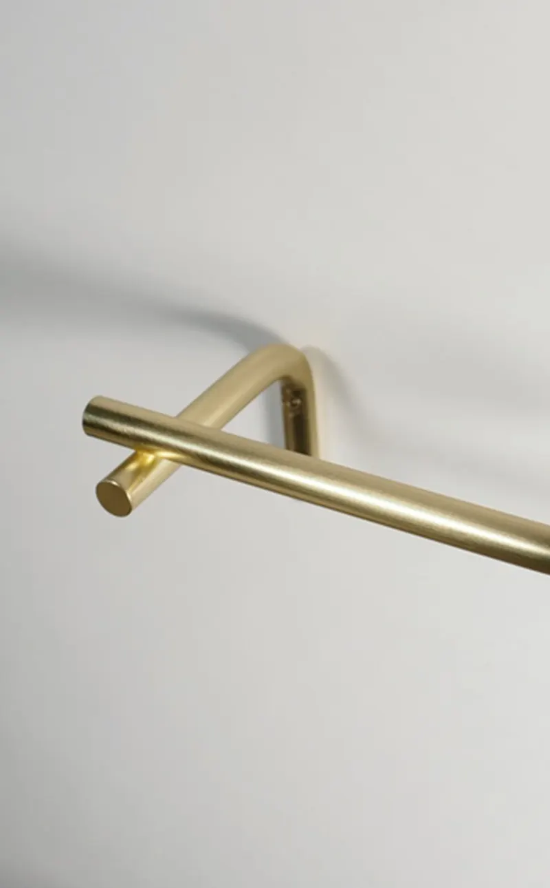 OYOY Living Pieni Toilettenpapierhalter aus Edelstahl, Messingfarben, Ansicht 3