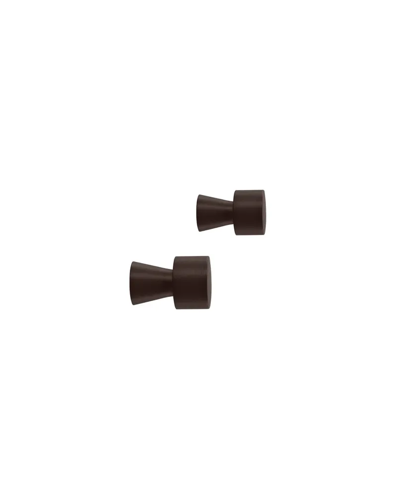 Pin Hook / Knob Haken von OYOY Living, Braun, Ø 2,5 cm, Höhe 3,5 cm, Ansicht 1