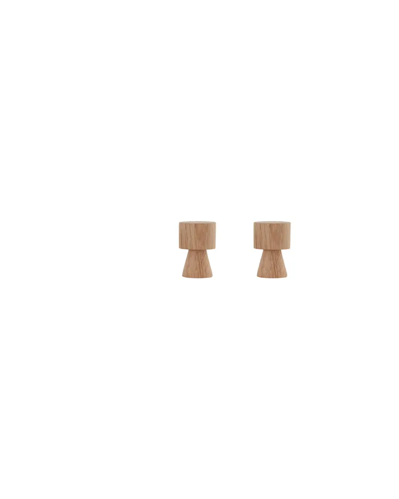 Pin Hook / Knob Haken von OYOY Living, Natur, Ø 2,5 cm, Höhe 3,5 cm, Ansicht 1