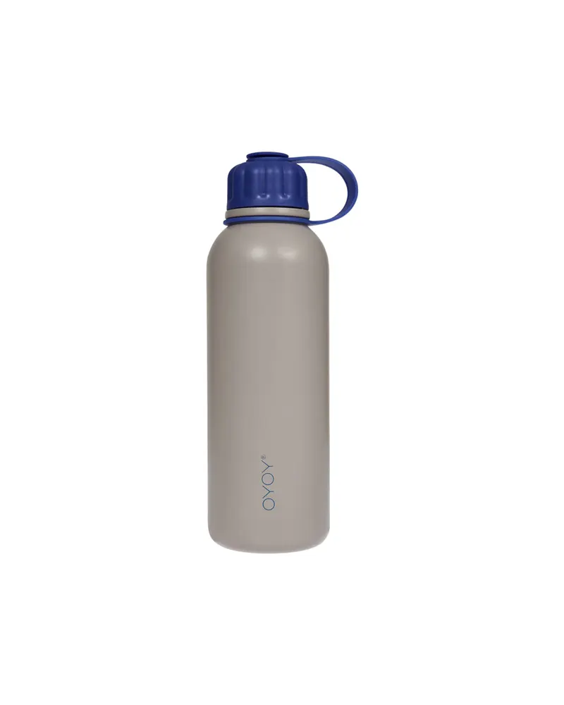 OYOY Living Pullo Isolier-Trinkflasche aus Edelstahl, Ton/Optikblau, Inhalt: 520 ml, Ansicht 1