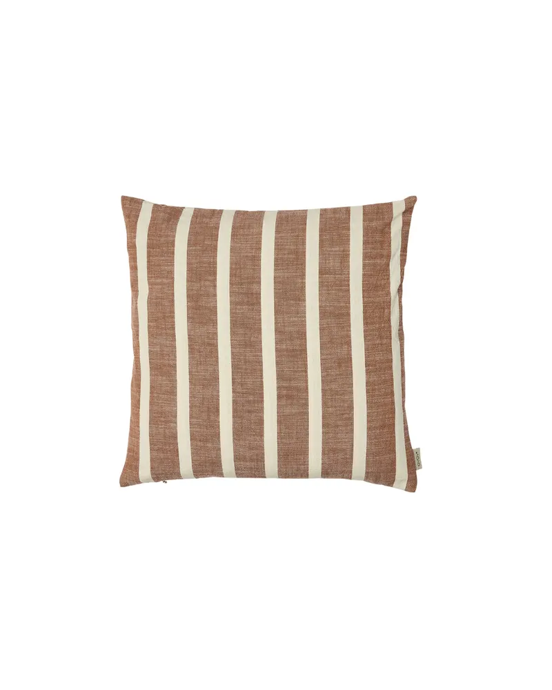 Quadratischer Kissenbezug Kara aus 100 % Baumwolle, OYOY Living, Sienna, Ansicht 1