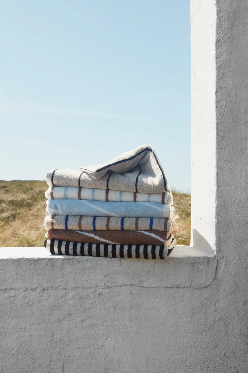 OYOY Living Raita Waschlappen aus Bio-Baumwolle, gestreift, 30 × 30 cm, Ansicht 3