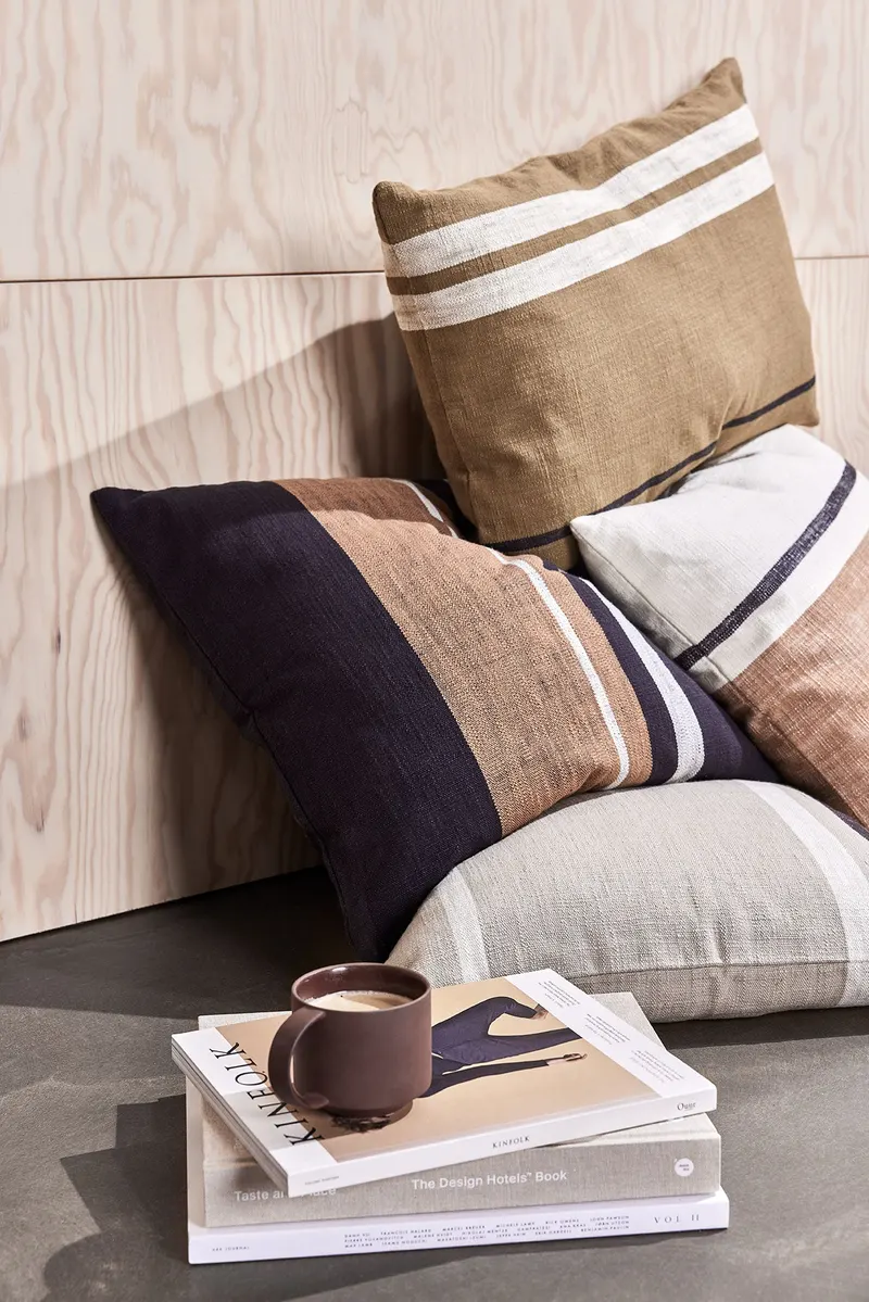 OYOY Living Sofuto Long Kissenbezug aus Baumwolle, Khaki, Ansicht 3