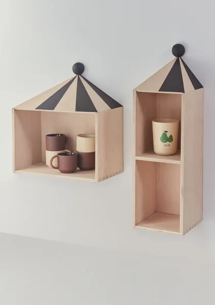 OYOY Living Yuka Espressotassen aus Terrakotta, 2er-Set, Dunkel terrakottafarben, H 5,5 × L 8,2 × B 6 cm, Ansicht 2