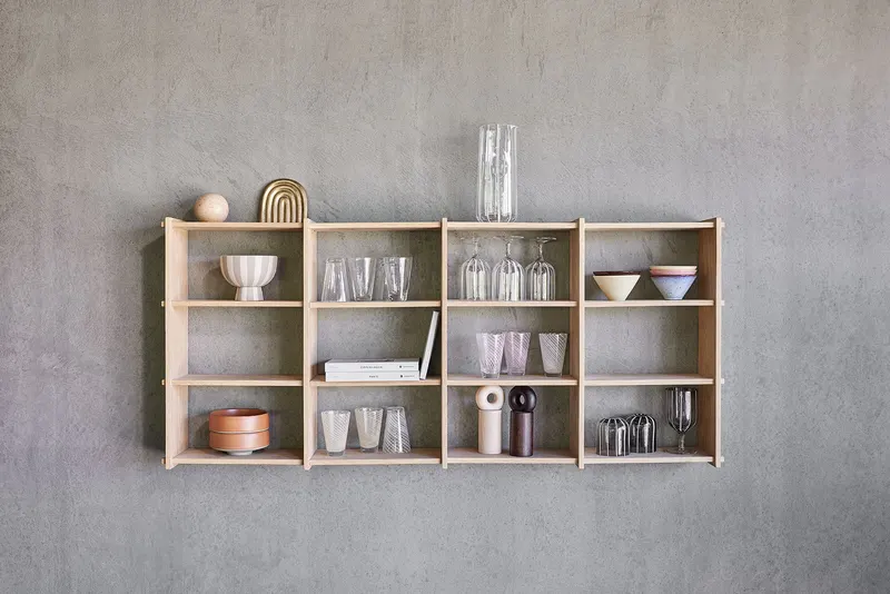 OYOY Living Yuka Groove Trinkgläser aus Glas, 2er-Set, Klar, Ansicht 2