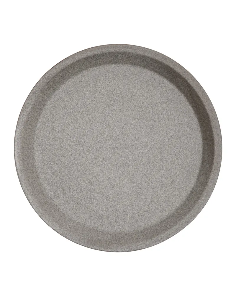 Yuka Lunch-Teller mit handgearbeiteter Glasur im 2er-Set, Steinfarben