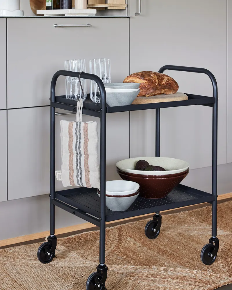 Yuka Schale von OYOY Living mit handgefertigter Oberfläche, Dunkel terrakottafarben, Large, Ansicht 2