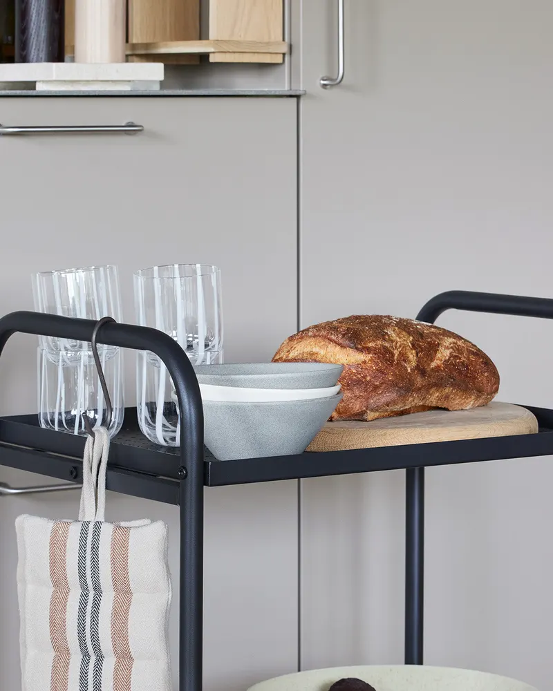 Yuka Schale von OYOY Living mit handgefertigter Oberfläche, Steinfarben, Medium, Ansicht 4