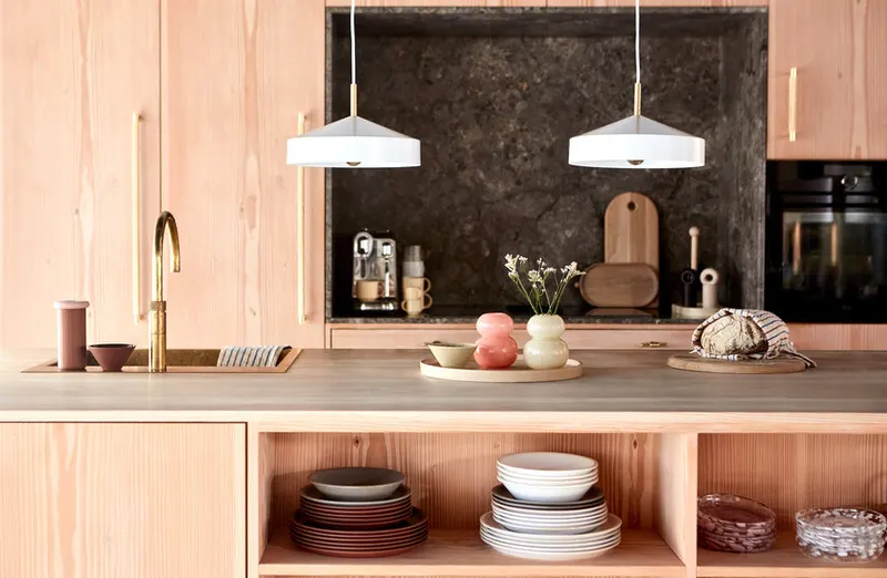 OYOY Yuka tiefer Teller aus Tonware im 2er-Set, OYOY Living, Stone, Ø 19 × H 4 cm, Ansicht 4