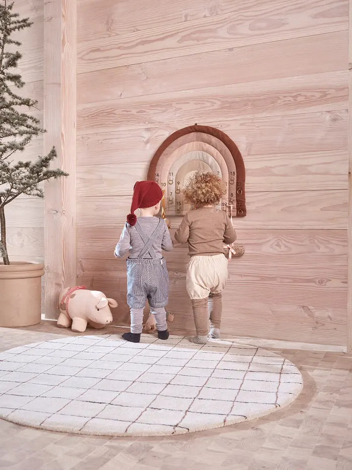 Adventskalender Rainbow aus Bio-Baumwolle, OYOY Mini, Schokobraun, Ansicht 3