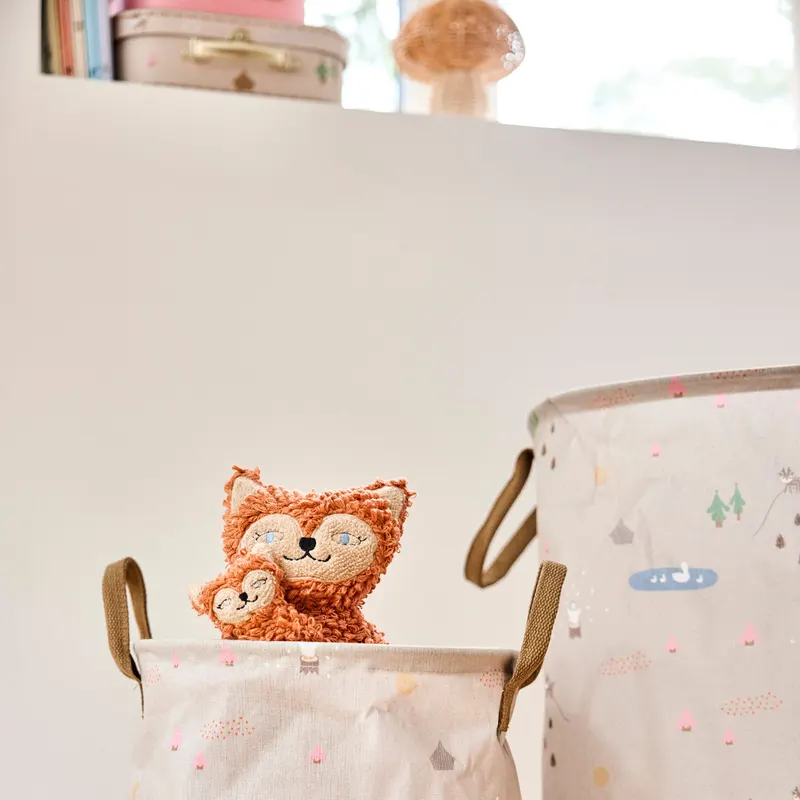 OYOY Mini Aufbewahrungskörbe Deer & Duck, Medium, 2er-Set, Beige, Ansicht 2