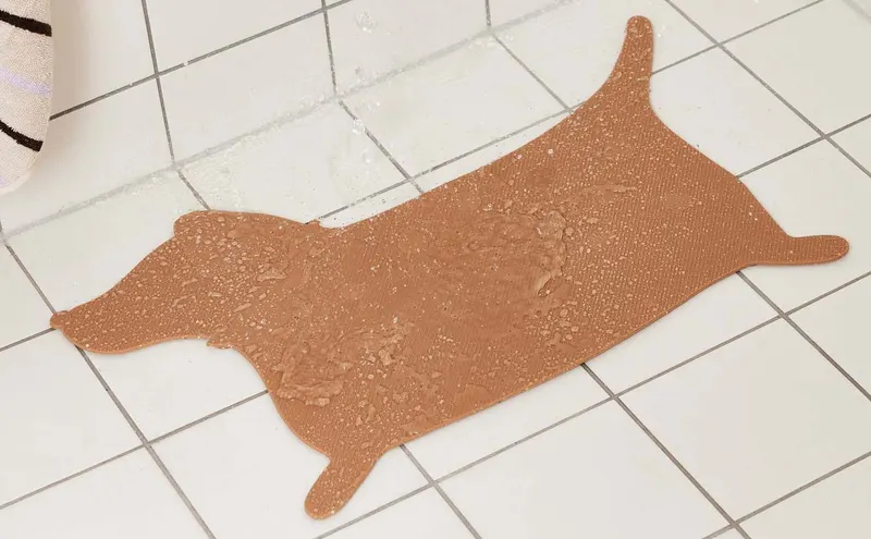 Badematte Hunsi Hund aus Silikon mit Saugnäpfen, OYOY Mini, Ansicht 4