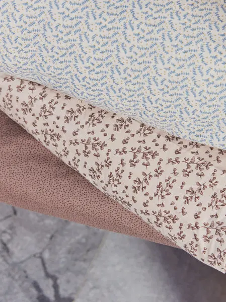 Dotty-Bettwäsche für Babys aus Bio-Baumwolle, OYOY Mini, Baby; H 70 × B 100 cm / H 40 × B 45 cm, Ansicht 3