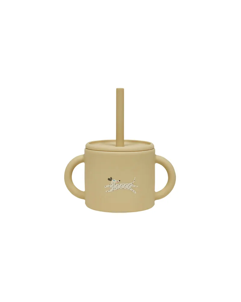 Enkei Kinderbecher aus Silikon mit Dalmatiner-Motiv, OYOY Mini, Mellow, Höhe 13 cm, Ansicht 1