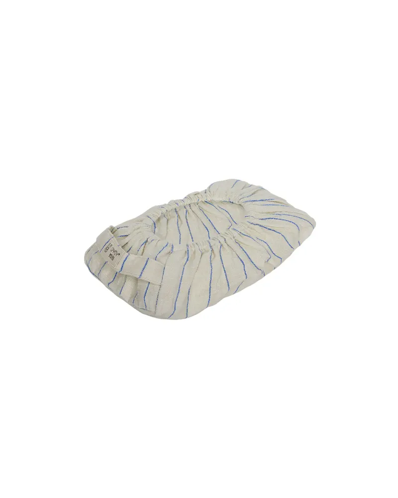 OYOY Mini Feuchttücherhülle aus Bio-Baumwolle mit elastischem Rand, Optic Blue, 6 × 22 × 12 cm (H × L × B), Ansicht 1