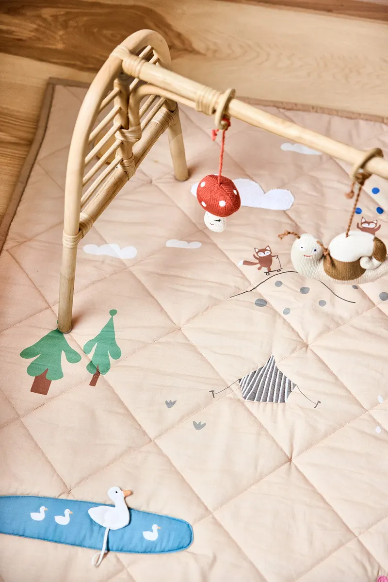 Forest Aktivitätsdecke aus Baumwolle von OYOY Mini, Tonfarben, Ansicht 2