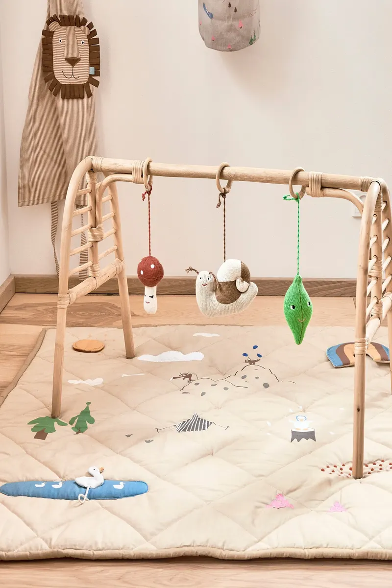 Forest Aktivitätsdecke aus Baumwolle von OYOY Mini, Tonfarben, Ansicht 4