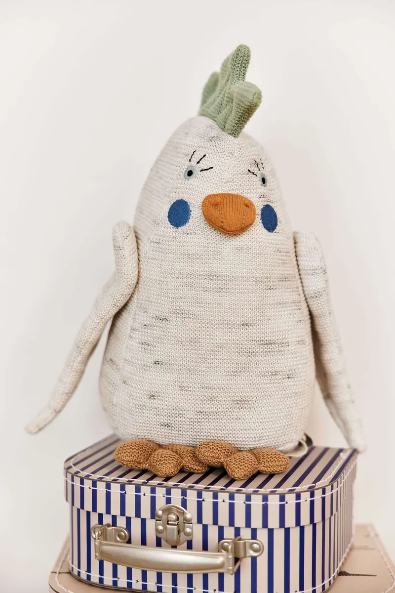 OYOY Mini Kinderkoffer-Set Crocodile & Stripe aus Pappe, Beige, Zwei unterschiedliche Größen, Ansicht 3