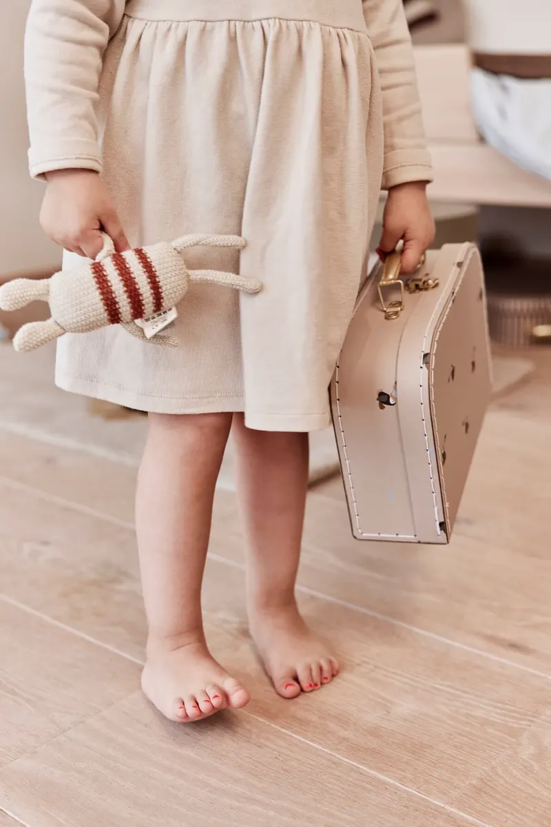 Kinderkoffer-Set Toucan & Stripe aus Karton, 2-teilig, OYOY Mini, Zwei unterschiedliche Größen, Ansicht 2
