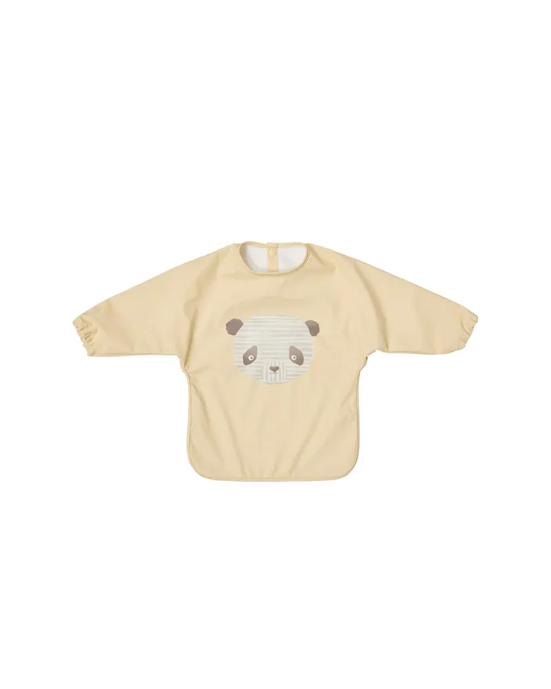 Lätzchen mit Ärmeln Lun Lun Panda aus Polyester, Butter