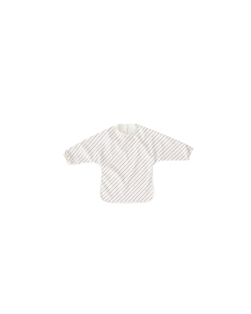 OYOY Mini Langarm-Lätzchen-Cape mit Streifen aus recyceltem Polyester, Höhe 76 cm × Breite 45 cm, Ansicht 1