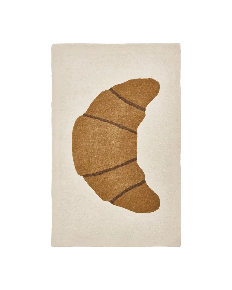 OYOY MINI Teppich Croissant aus Wolle und Baumwolle, 120 × 75 cm, Ansicht 1