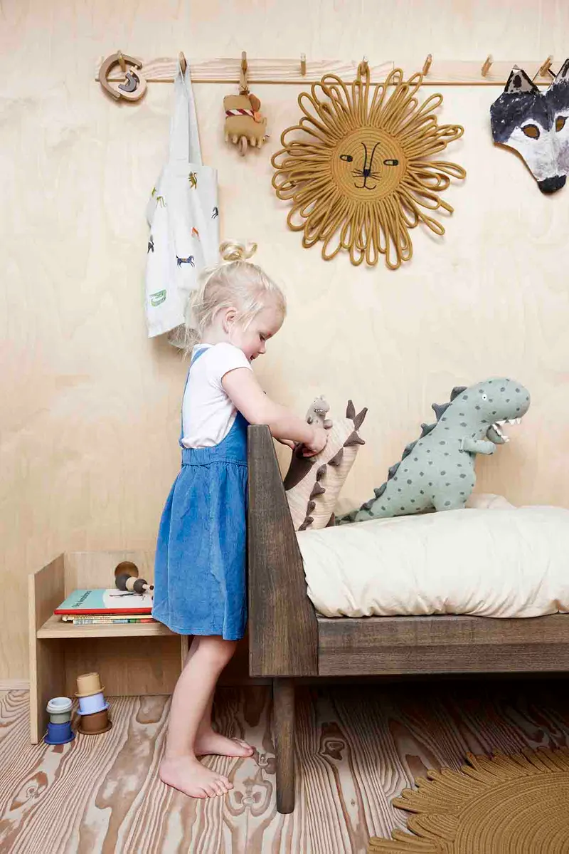 OYOY Mini Musikmobile Coco Dog aus Baumwolle und Polyester, Camel, Ansicht 4