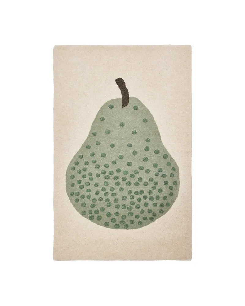 OYOY Mini Pear Tuftteppich aus Wolle und Baumwolle, Höhe 120 × Breite 75 cm, Ansicht 1