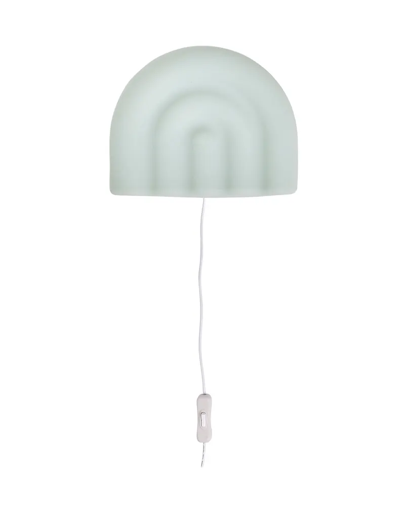 Regenbogen-Wandleuchte aus Silikon und Kunststoff von OYOY Mini, Hellblau, Ansicht 1