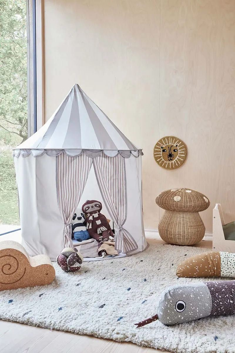 Runde Löwen-Wanddeko für das Kinderzimmer, Lion Miniature, OYOY Mini, Ansicht 3