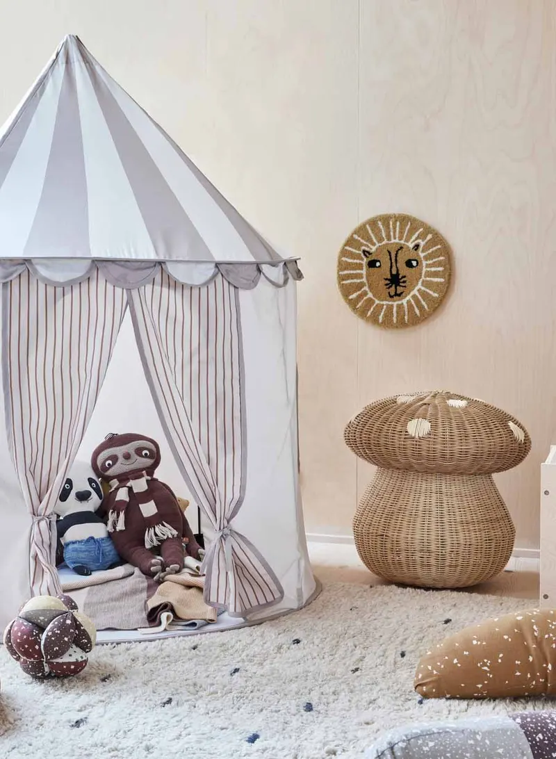 Runde Löwen-Wanddeko für das Kinderzimmer, Lion Miniature, OYOY Mini, Ansicht 4
