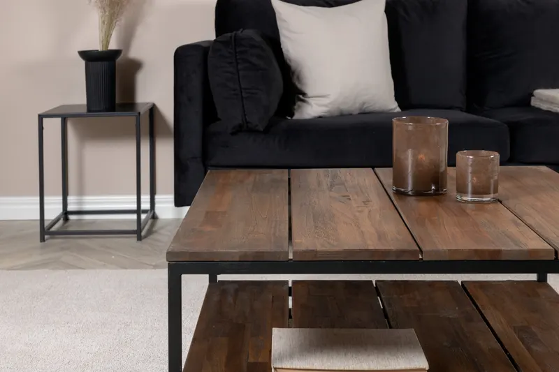 Padang quadratischer Couchtisch, im Wohnraum, Ansicht 2