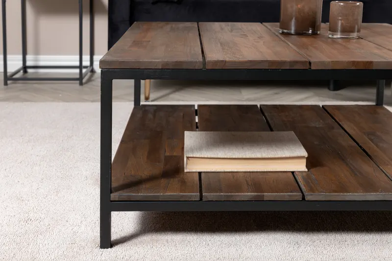Padang quadratischer Couchtisch, im Wohnraum, Ansicht 3