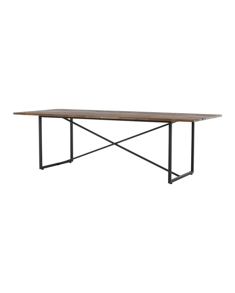 Padang Esstisch aus Teak mit Stahlgestell, Ansicht 11