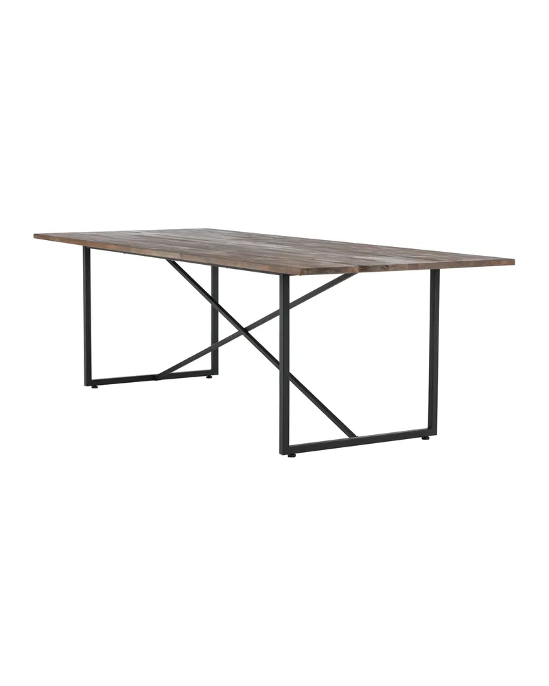 Padang Esstisch aus Teak mit Stahlgestell, Ansicht 12