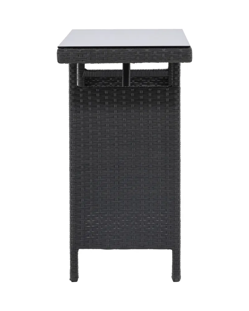 Padova schmaler Outdoor-Beistelltisch mit Glasplatte, Ansicht 7